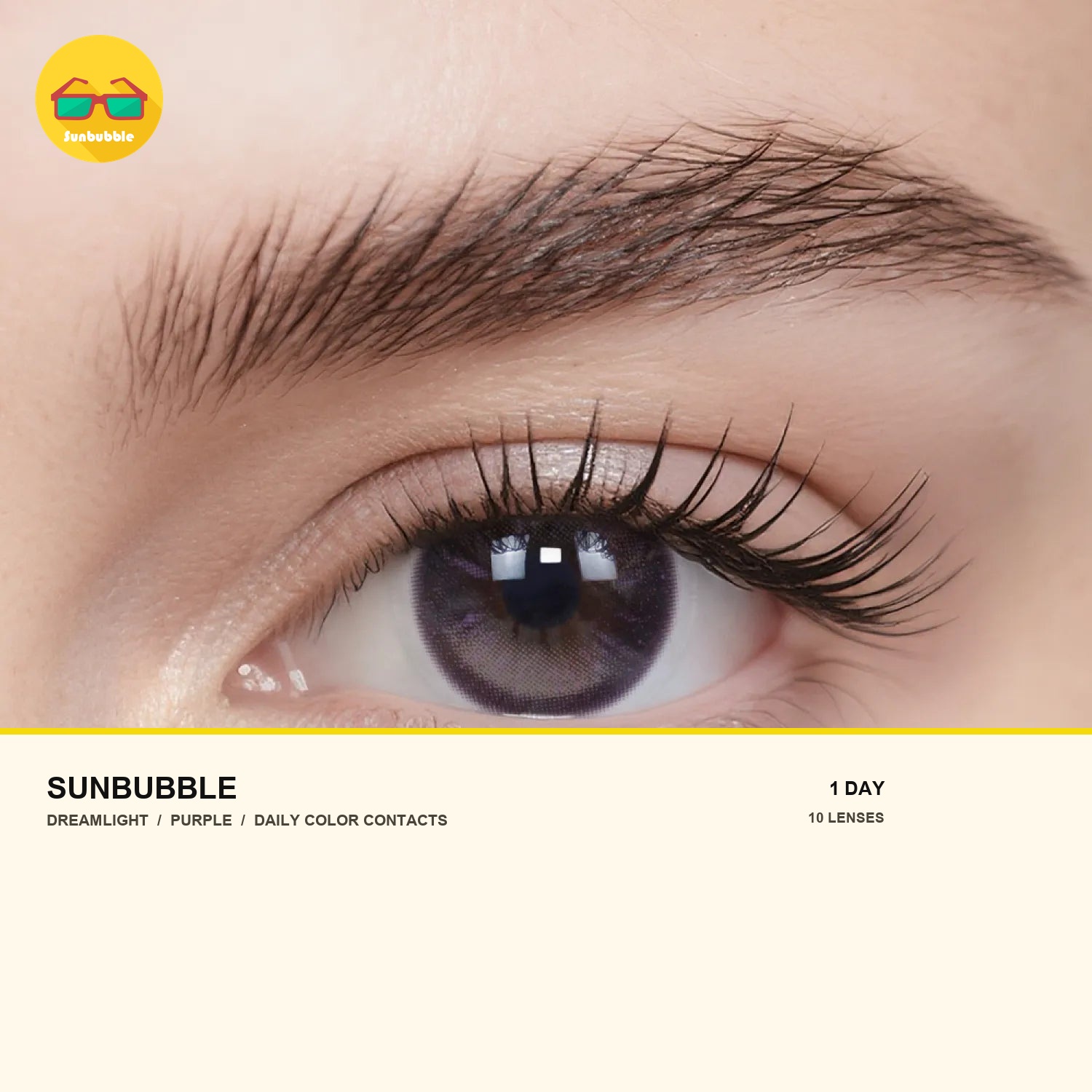 Dreamlight purple color lens